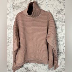 Tahari Sport TurtleNeck sweater Women’s Size Xl  With thumbholes Pale Pink   13
